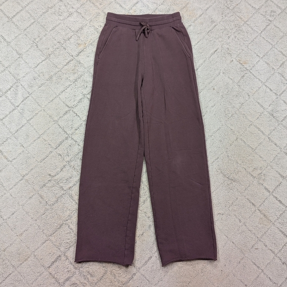 cozy earth Pants - Cozy Earth Sweatpants Womens XS Purple Fig Chelsea Cotton French Terry Lounge